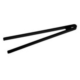cooking tongs plastic silicone black  L 290 mm product photo