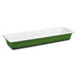 GN container GN 2/4  x 65 mm porcelain green induction-compatible product photo