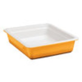 GN container GN 1/2  x 65 mm porcelain orange induction-compatible product photo