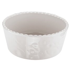 Ramekin porcelain white Ø 150 mm  H 50 mm | ribbed product photo