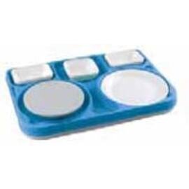 thermo tray polycarbonate blue rectangular | 570 mm  x 370 mm product photo
