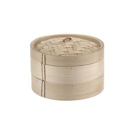 steam cooker bamboo with lid 2 baskets|1 lid  Ø 500 mm  | without handle product photo