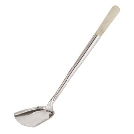 wok spoon stainless steel wood 110 x 102 mm product photo