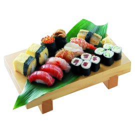 sushi serving board wood  L 180 mm  B 115 mm product photo