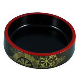 sushi serving plate black Ø 250 mm product photo