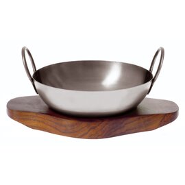 balti pan with wooden base  • iron  Ø 152 mm product photo