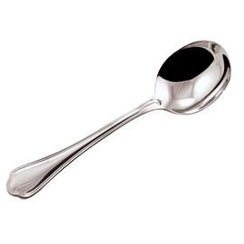 bouillon spoon VERSAILLES stainless steel shiny product photo