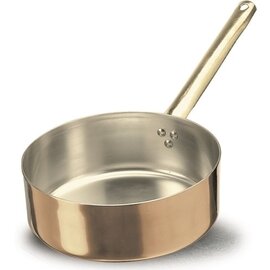 casserole 2 x 1.8 ltr copper  Ø 200 mm  H 70 mm  | long brass tube handle product photo