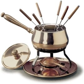 copper fondue set copper product photo