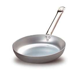 frying pan aluminum 3 mm  Ø 200 mm  H 45 mm • hollow stainless steel handle product photo