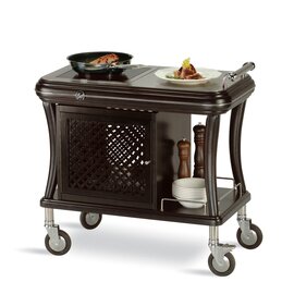 flambé trolleys induction electric 1 cooking zone  | bordeaux  L 900 mm  B 520 mm  H 900 mm product photo