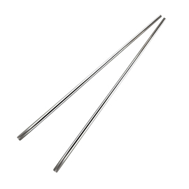 chopsticks set of 2 stainless steel L 226 mm product photo