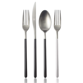 dining fork KYOTO stainless steel POM black L 211 mm product photo