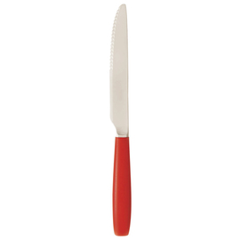 dining knife IN & OUT red L 218 mm | dishwasher-safe | reusable product photo