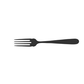 fish fork VISCONTI alpacca silver plated  L 198 mm product photo