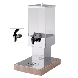 juice dispenser SQUARE REVOLUTION 12 ltr | metal tap product photo