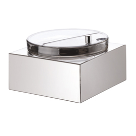 yogurt container | fruit salad container BUFFET SQUARE with lid stainless steel L 240 mm W 240 mm product photo