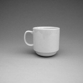 CLEARANCE | mug with handle 280 ml porcelain white product photo