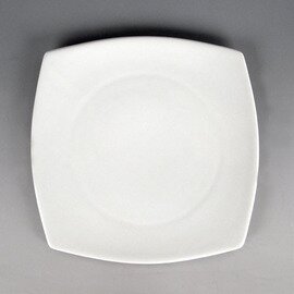 plate porcelain white square | 305 mm  x 305 mm product photo  S