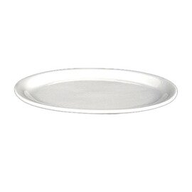 plate Blanko porcelain white oval | 250 mm  x 200 mm product photo