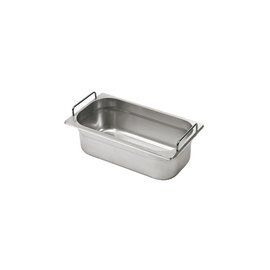 gastronorm container GN 1/3  x 65 mm stainless steel | stiff handles product photo