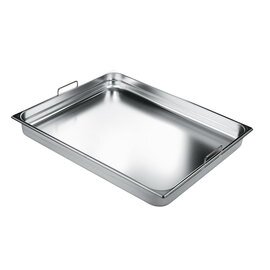 gastronorm container GN 2/1  x 100 mm stainless steel | stiff handles product photo