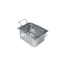 GN container GN 1/2  x 200 mm perforated stainless steel | folding handles product photo