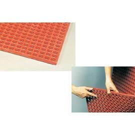 floor mat non-slip red | 91.4 cm  x 15.2 cm  H 1.3 cm product photo
