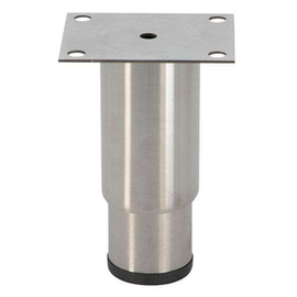 adjustable foot LSP-2311 | stainless steel with plastic base black H 145 - 200 mm product photo
