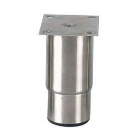 adjustable foot LPI-021/SS | stainless steel with plastic base black H 145 - 195 mm product photo