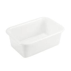 stacking containers | transport boxes HDPE white food safe 12 ltr | 440 mm x 320 mm H 155 mm product photo