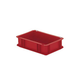 stackable container Rainbow Line Euronorm PP red 2.7 ltr | 300 mm x 200 mm H 75 mm product photo
