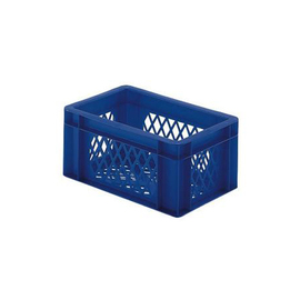 stackable container Rainbow Line Euronorm PP blue perforated 5.5 ltr | 300 mm x 200 mm H 145 mm product photo