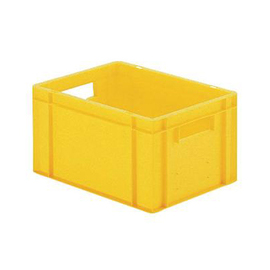 stackable container Rainbow Line Euronorm PP yellow closed 19 ltr | 400 mm x 300 mm H 210 mm product photo