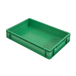 stackable container Colour Line Euronorm PP green 20 ltr | 600 mm x 400 mm H 120 mm product photo