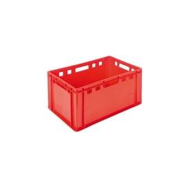 meat container polyethylene red 58 ltr  | 600 mm  x 400 mm  H 300 mm product photo