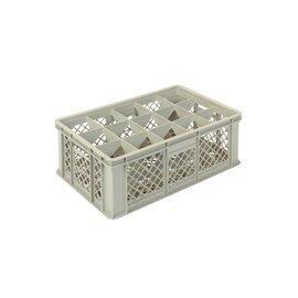 stackable container beige 600 x 400 mm  H 220 mm | 15 compartments product photo