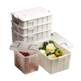 food storage containers with lid PP white 60 ltr | 380 mm x 580 mm H 378 mm product photo  S