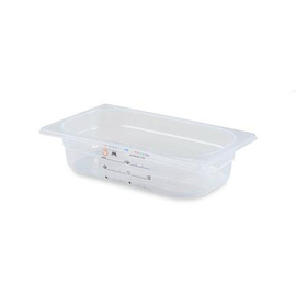 food container GASTRO-PLUS GN 1/4 PP transparent 1.8 ltr | 265 mm x 162 mm H 65 mm product photo