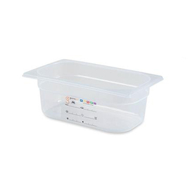 food container GASTRO-PLUS GN 1/4 PP transparent 2.8 ltr | 265 mm x 162 mm H 100 mm product photo