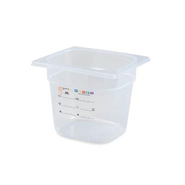 food container GASTRO-PLUS GN 1/6 PP transparent 2.4 ltr | 176 mm x 162 mm H 150 mm product photo