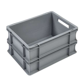stackable container Euronorm | 22 ltr | open handles | 400 mm x 300 mm H 240 mm product photo