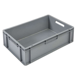 stackable container Euronorm | 40 ltr | open handles | 600 mm x 400 mm H 200 mm product photo