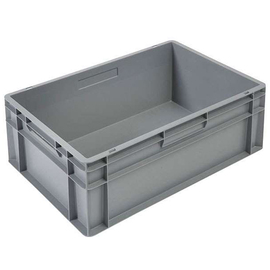 stackable container Euronorm | 47 ltr. | closed handles | 600 mm x 400 mm H 240 mm product photo