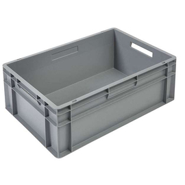 stackable container Euronorm | 47 ltr. | open handles | 600 mm x 400 mm H 240 mm product photo