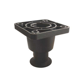 adjustable foot F0895-L plastic black H 80 - 100 mm product photo