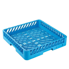 dishwasher cutlery basket 500 mm x 500 mm H 100 mm | polypropylene blue product photo