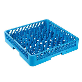 plate washer basket 500 mm x 500 mm H 100 mm | polypropylene blue product photo