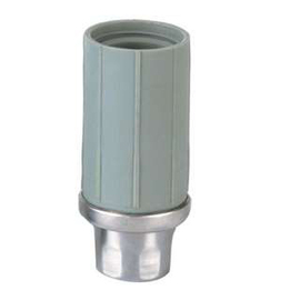 twist-in foot for round tube Ø 45 mm | composit grey H 35 - 62 mm | rotating piece product photo