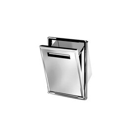installation litter bin AU11 stainless steel  L 469 mm  H 529 mm product photo